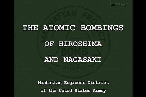 The Atomic Bombings of Hiroshima and Nagasaki audiobook cover image